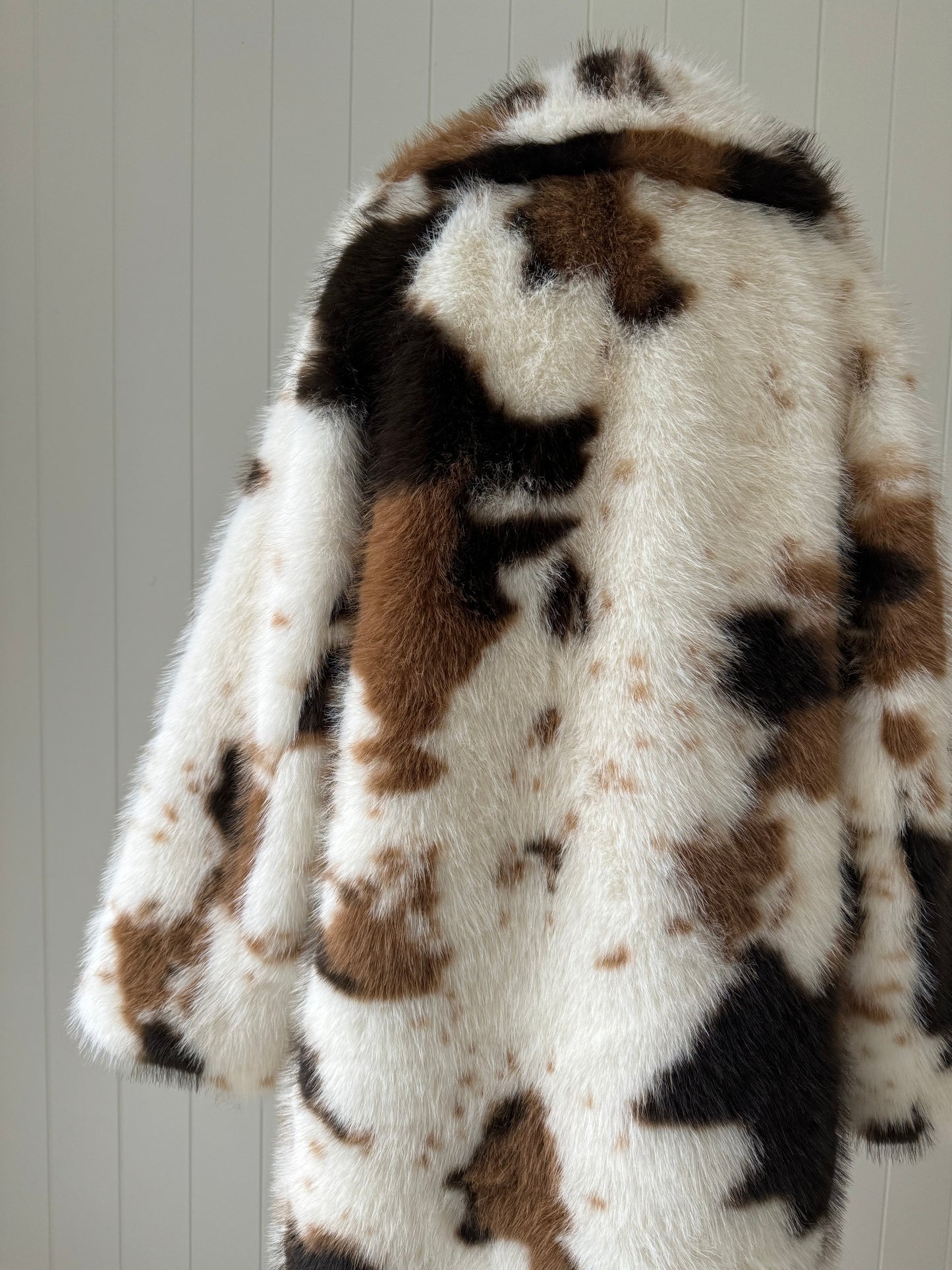 ELSIE Faux Fur ~ Cow Print
