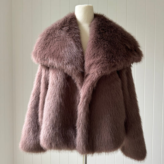 SELENE Faux Fur ~ Cocoa