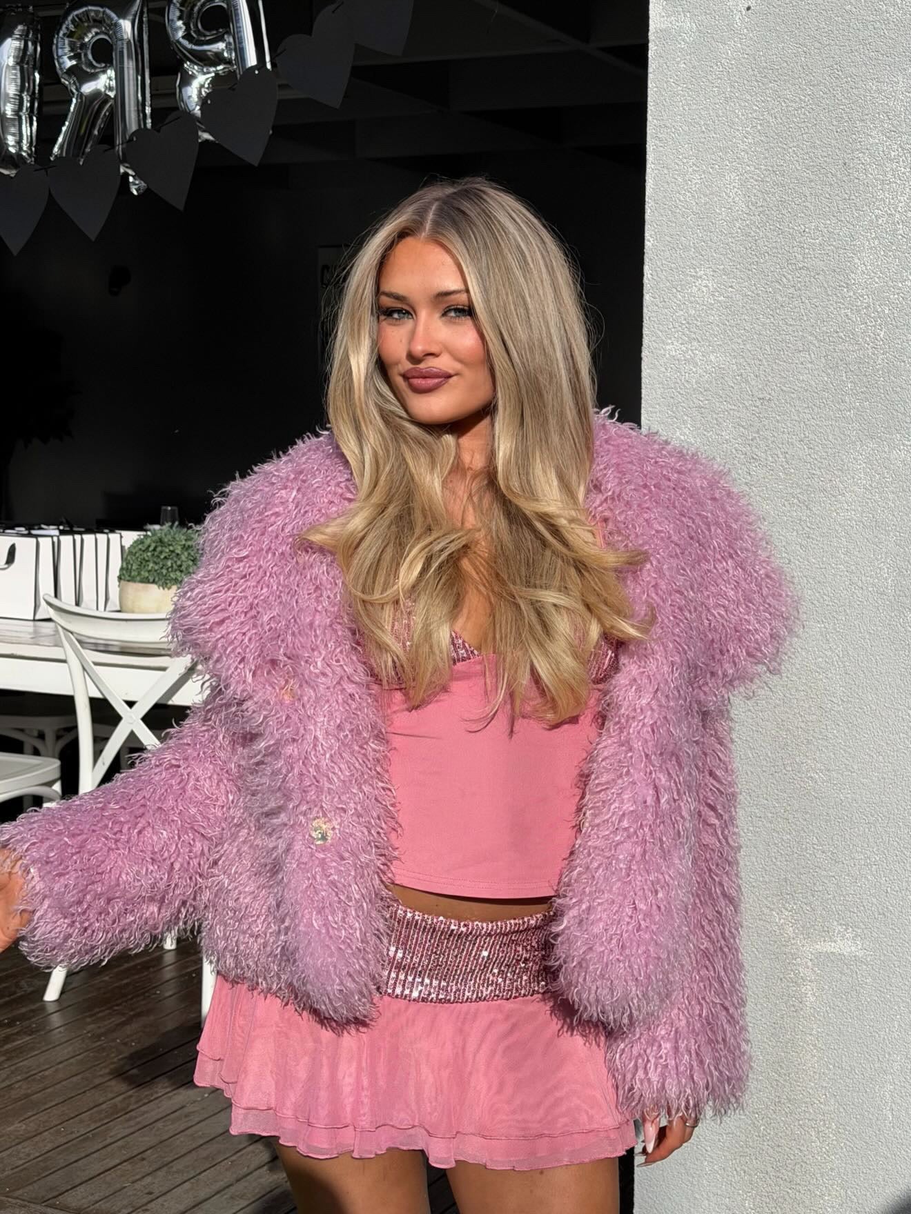 MIMI Faux Fur ~ Wildflower