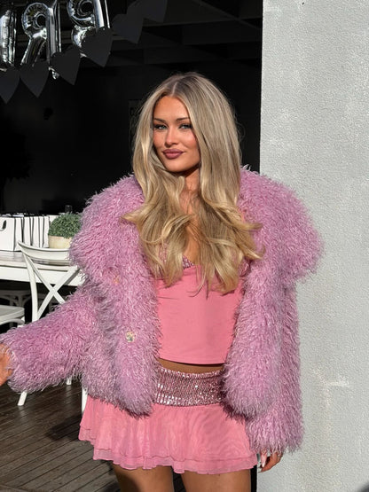 MIMI Faux Fur ~ Wildflower