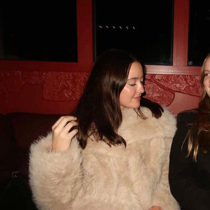 SELENE Faux Fur ~ Taupe