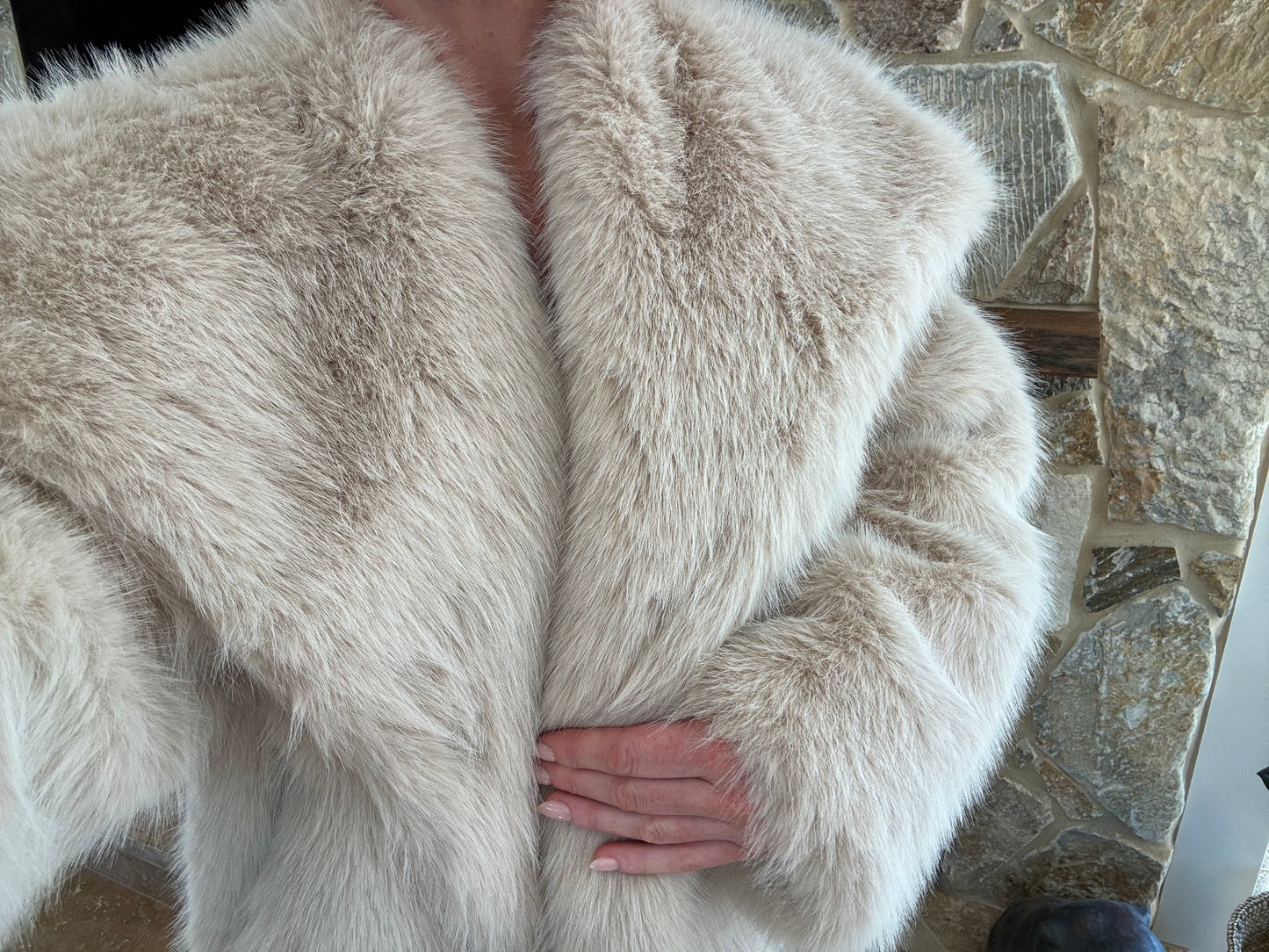 SELENE Faux Fur ~ Beige *CUSTOM*