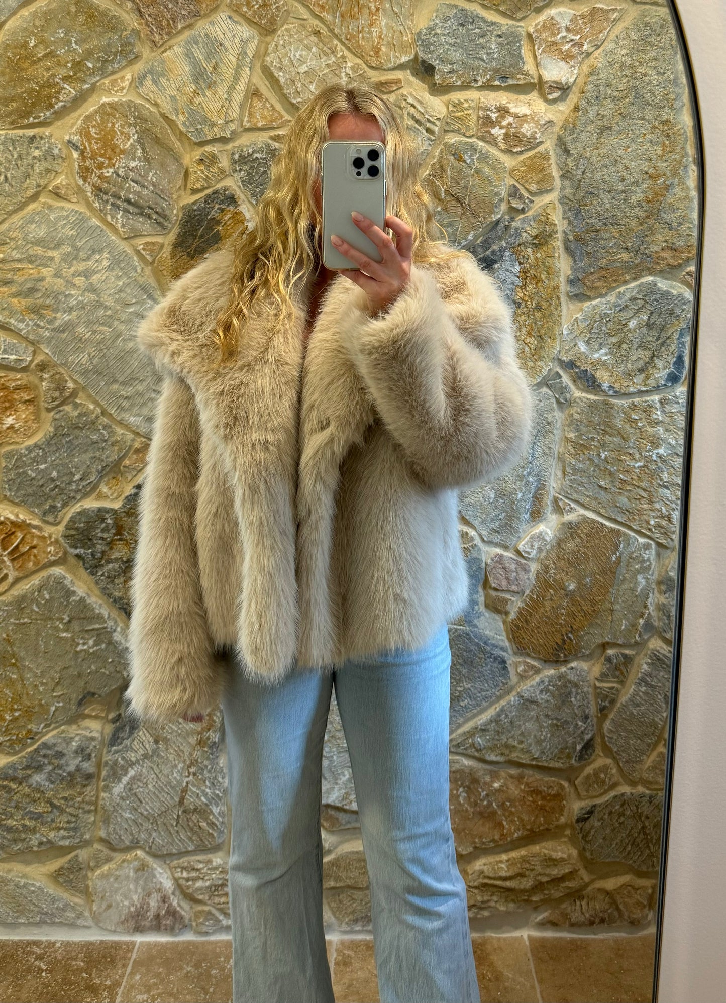 SELENE Faux Fur ~ Beige *CUSTOM*