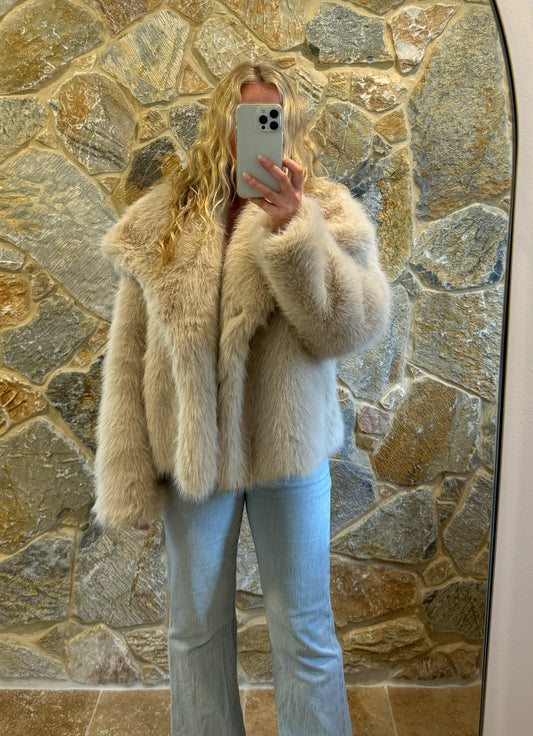 SELENE Faux Fur ~ Beige *CUSTOM*
