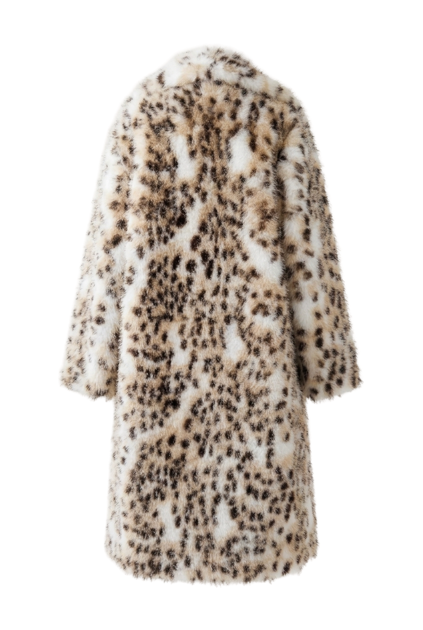 GISELLE Snow Leopard Faux Fur Coat *CUSTOM*