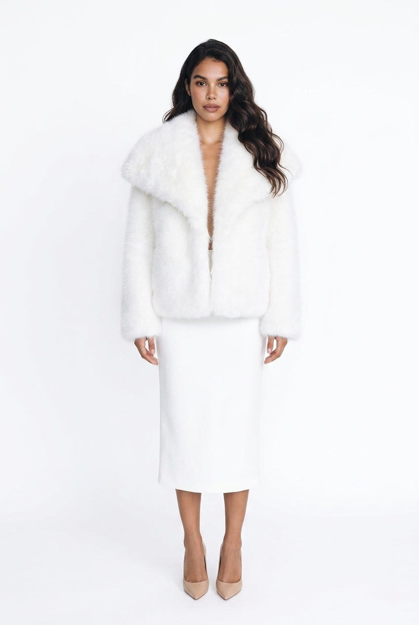 SELENE Faux Fur ~ Snow *CUSTOM*