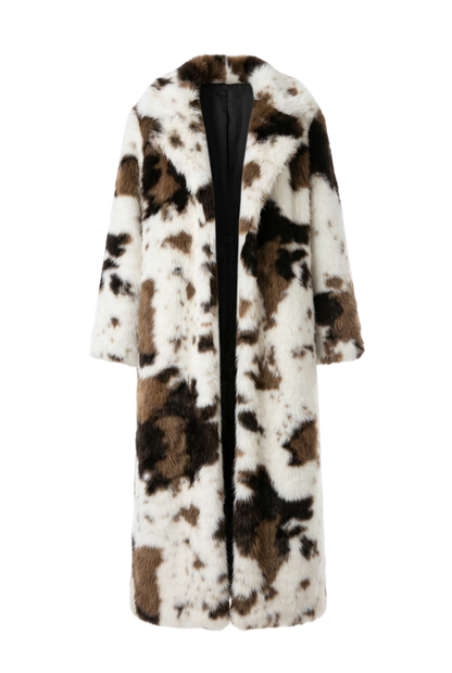 ELSIE Faux Fur ~ Cow Print *CUSTOM*