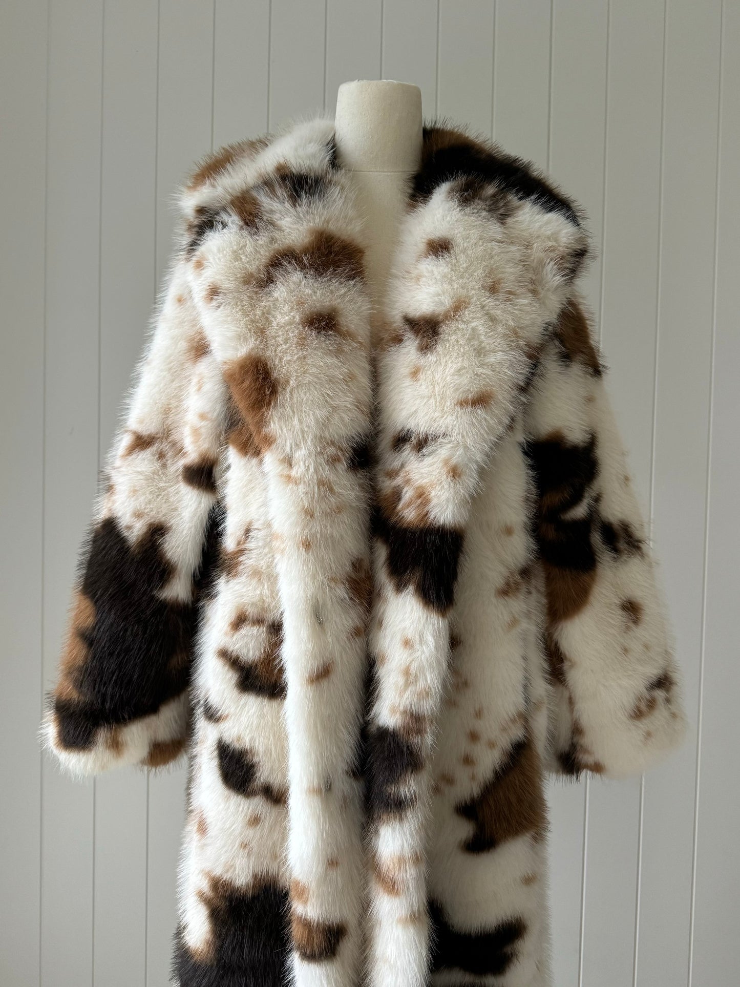 ELSIE Faux Fur ~ Cow Print