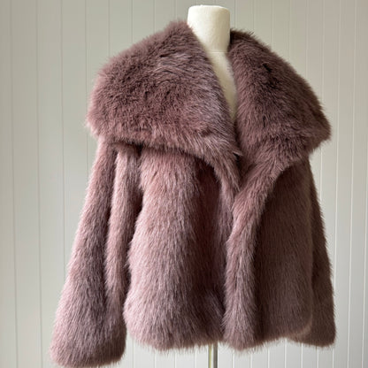 SELENE Faux Fur ~ Cocoa