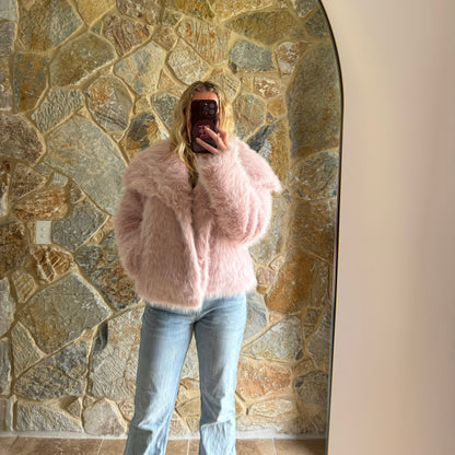 SELENE Faux Fur ~ Strawberry Milk
