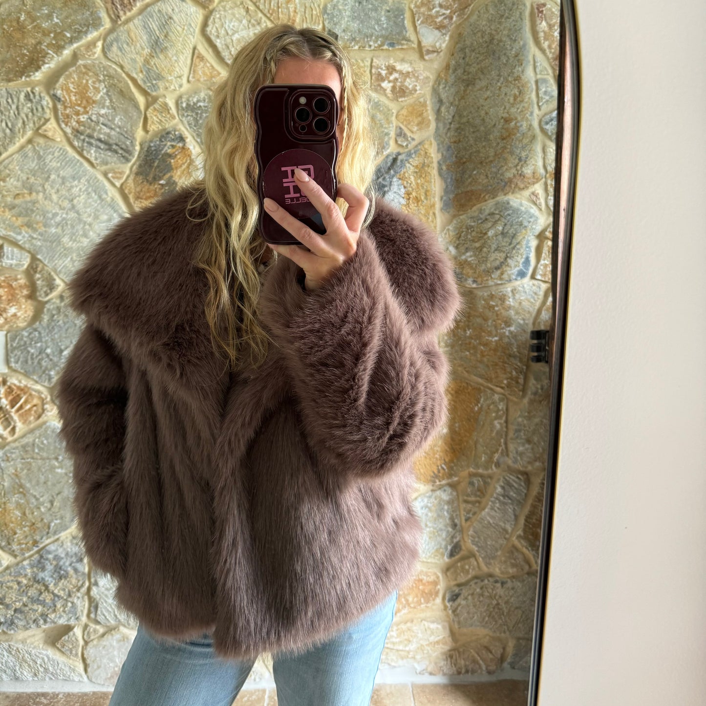 SELENE Faux Fur ~ Cocoa