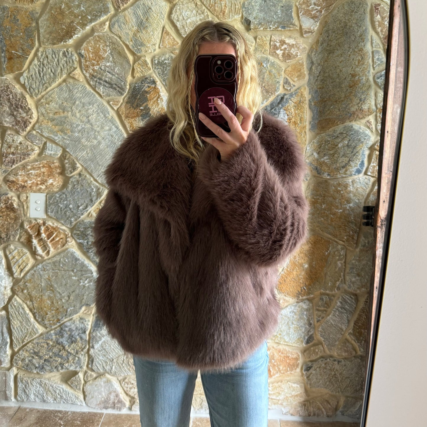 SELENE Faux Fur ~ Cocoa