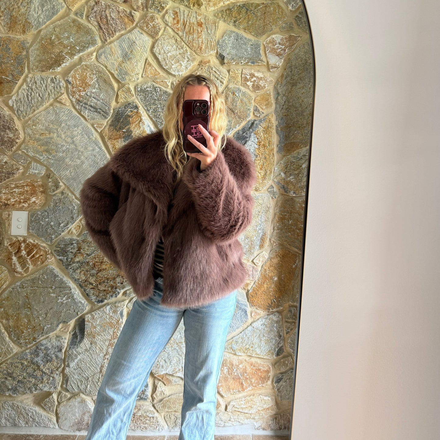 SELENE Faux Fur ~ Cocoa