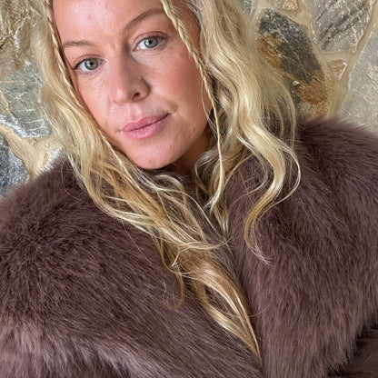 SELENE Faux Fur ~ Cocoa